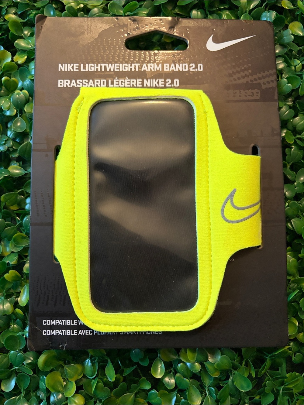 Nike Neon Yellow Reflective Swoosh Armband